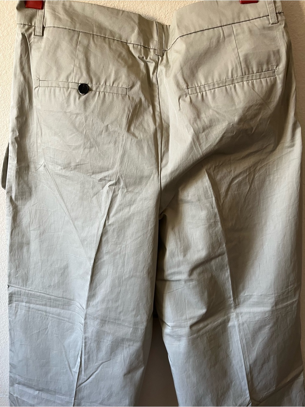 Zara Khaki Pleated Wide-Leg Cargo Pants Size L NWOT - Picture 8 of 8